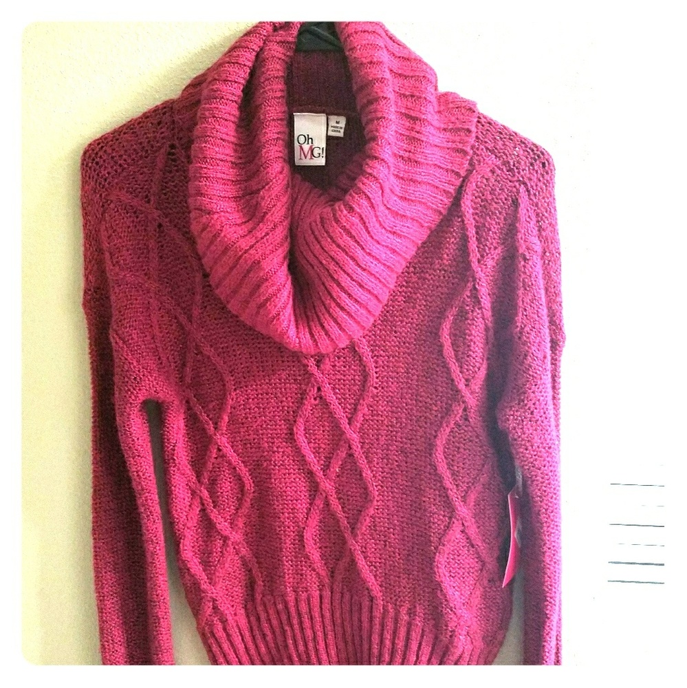 Red Cowl Neck Sweater
